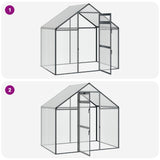 Bird Cage Anthracite 181.5 x 110.5 x 173.5 cm Welded Wire Mesh - Low Angle