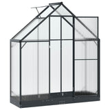 Garden Greenhouse with Door Anthracite 183.5 x 63.5 x 207 cm