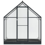 Garden Greenhouse with Door Anthracite 183.5 x 63.5 x 207 cm