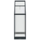 Garden Greenhouse with Door Anthracite 183.5 x 63.5 x 207 cm