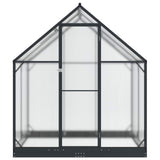 Garden Greenhouse with Door Anthracite 183.5 x 123 x 207 cm