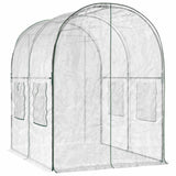 Greenhouse with Frame 160 x 200 x 192.5 cm PVC Transparent