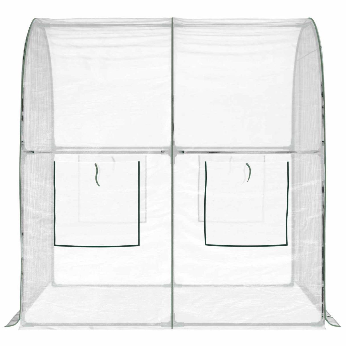 Greenhouse with Frame 160 x 200 x 192.5 cm PVC Transparent