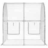Greenhouse with Frame 160 x 200 x 192.5 cm PVC Transparent