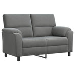 Sofa Dark Grey 154 x 85 x 93 cm Velvet