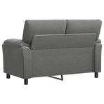 Sofa Dark Grey 154 x 85 x 93 cm Velvet