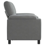 Sofa Dark Grey 154 x 85 x 93 cm Velvet