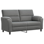 Sofa Dark Grey 174 x 85 x 93 cm Velvet