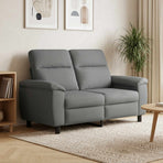 Sofa Dark Grey 158 x 90 x 95 cm Fabric