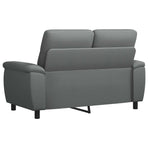Sofa Dark Grey 158 x 90 x 95 cm Fabric