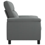 Sofa Dark Grey 158 x 90 x 95 cm Fabric