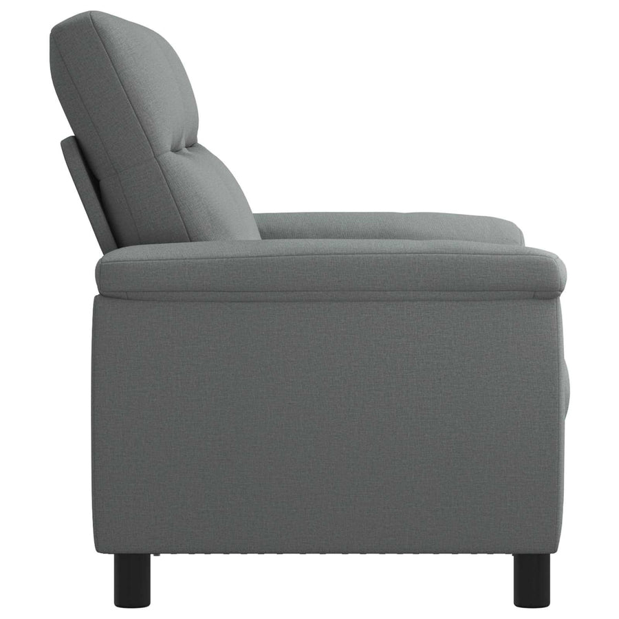 Sofa Dark Grey 158 x 90 x 95 cm Fabric