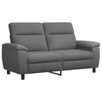 Sofa Dark Grey 178 x 90 x 95 cm Fabric