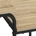 Desk with Storage Sonoma Oak 100 x 50 x 75 cm