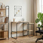 Desk with Storage Sonoma Oak 100 x 50 x 75 cm