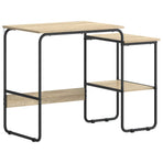 Desk with Storage Sonoma Oak 100 x 50 x 75 cm