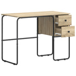 Desk with Storage Sonoma Oak 100 x 50 x 75 cm