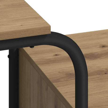 Desk with Storage Artisan Oak 145 x 50 x 75 cm, image 8