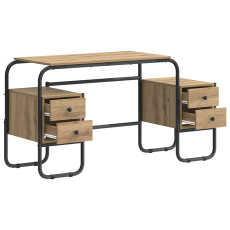 Desk with Storage Artisan Oak 145 x 50 x 75 cm, image 3