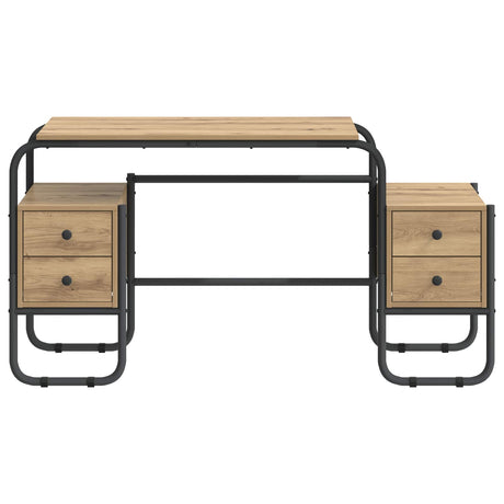 Desk with Storage Artisan Oak 145 x 50 x 75 cm, image 4