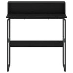 Desk with Storage Black Oak 80 x 50 x 91 cm