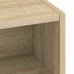 Desk with Storage Sonoma Oak 100 x 50 x 91 cm