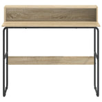 Desk with Storage Sonoma Oak 100 x 50 x 91 cm