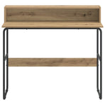 Desk with Storage Artisan Oak 100 x 50 x 91 cm