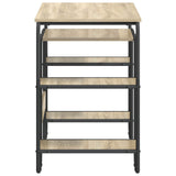 Desk with Storage Sonoma Oak 113.5 x 52 x 75.5 cm