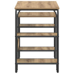 Desk with Storage Artisan Oak 113.5 x 52 x 75.5 cm