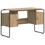 Desk with Storage Artisan Oak 120 x 50.5 x 75.5 cm
