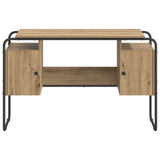 Desk with Storage Artisan Oak 120 x 50.5 x 75.5 cm