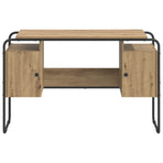 Desk with Storage Artisan Oak 120 x 50.5 x 75.5 cm