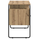 Desk with Storage Artisan Oak 120 x 50.5 x 75.5 cm