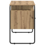 Desk with Storage Artisan Oak 120 x 50.5 x 75.5 cm