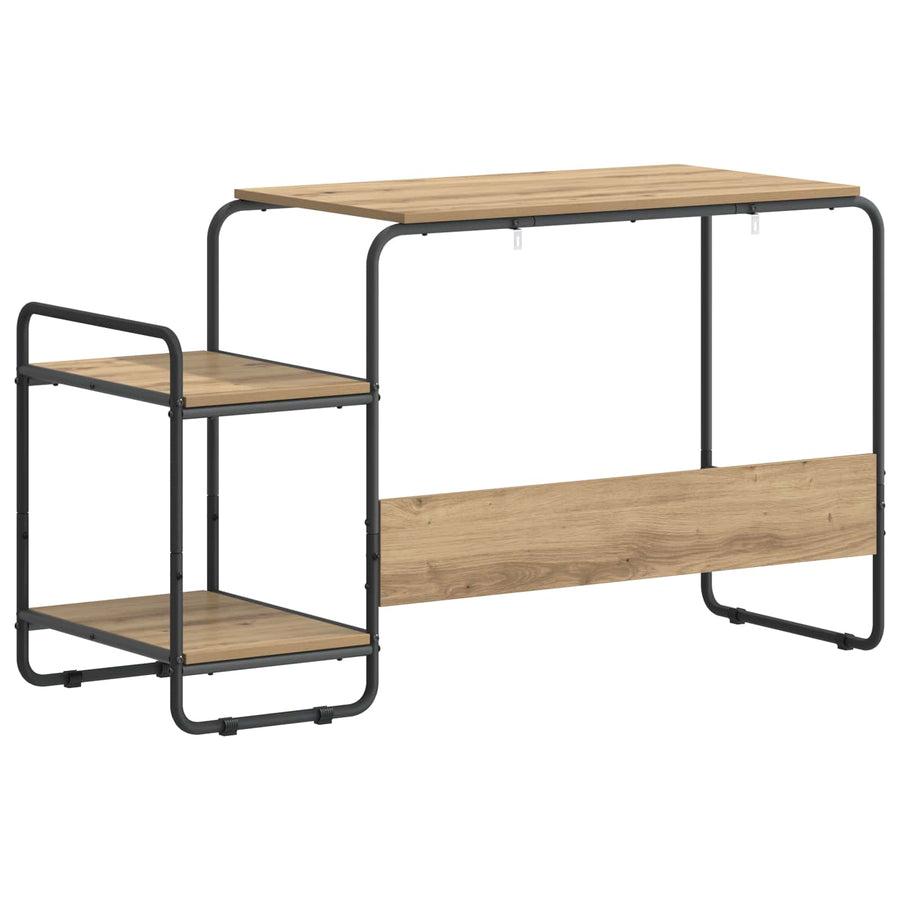 Desk with Storage Artisan Oak 131.5 x 50 x 75.5 cm