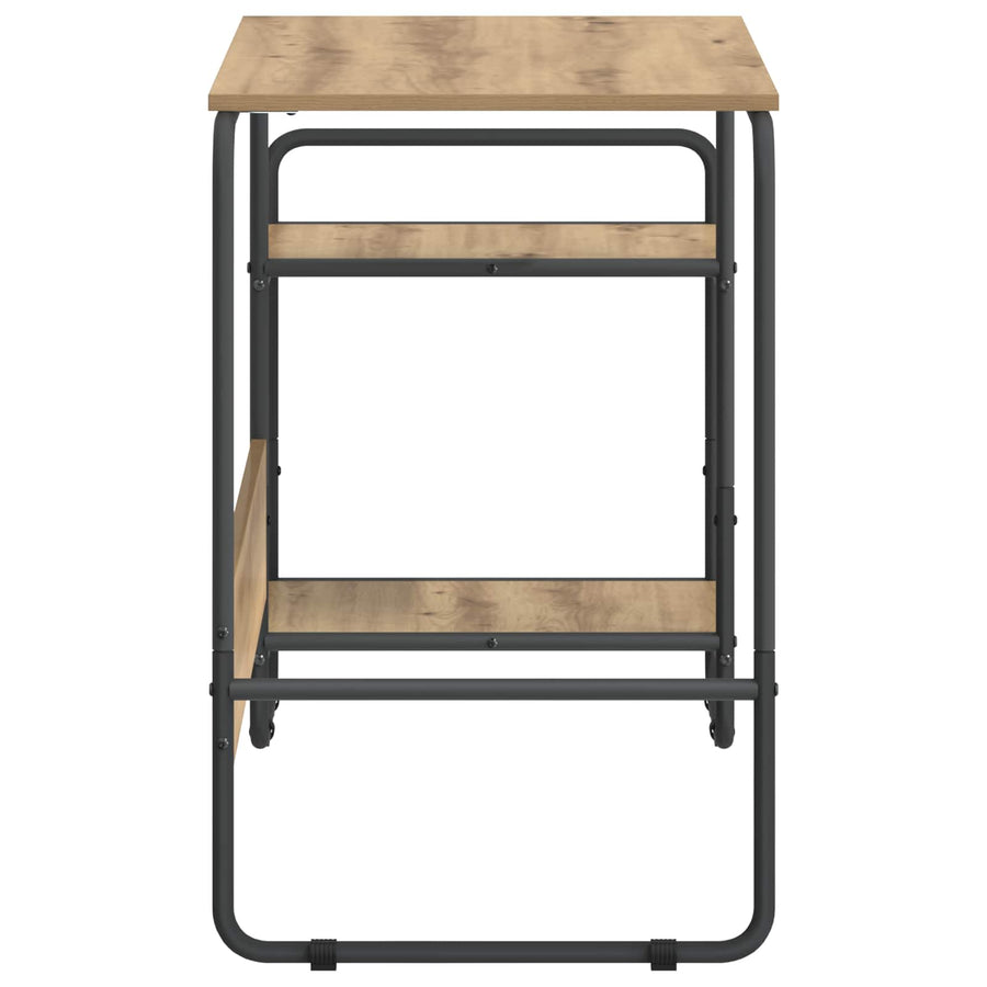 Desk with Storage Artisan Oak 131.5 x 50 x 75.5 cm