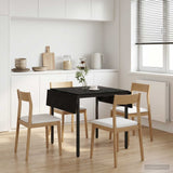 Extendable dining table 120 x 81.5 x 75 cm Engineered Wood