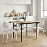 Extendable dining table 120 x 81.5 x 75 cm Engineered Wood