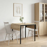 Extendable dining table 120 x 81.5 x 75 cm Engineered Wood