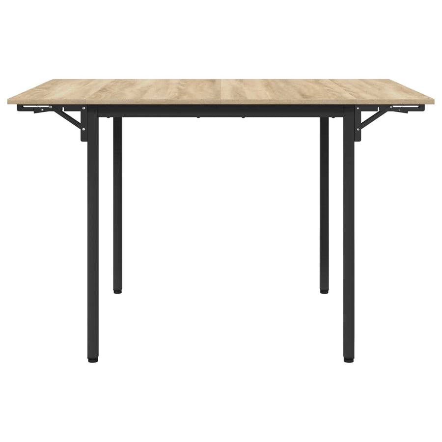 Extendable dining table 120 x 81.5 x 75 cm Engineered Wood