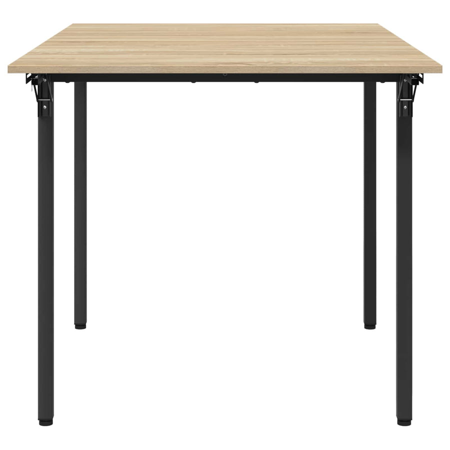 Extendable dining table 120 x 81.5 x 75 cm Engineered Wood