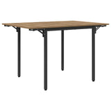 Extendable dining table 120 x 81.5 x 75 cm Engineered Wood