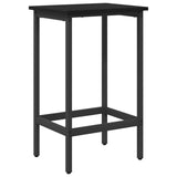 Bar Stool Black Oak 40 x 32 x 74 cm Engineered Wood - Front View