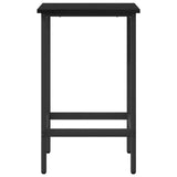 Bar Stool 2 pcs Black Oak 40 x 32 x 74 cm Engineered Wood - Side View