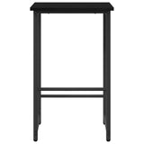 Bar Stool 2 pcs Black Oak 40 x 32 x 74 cm Engineered Wood
