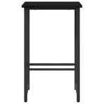Bar Stool 2 pcs Black Oak 40 x 32 x 74 cm Engineered Wood