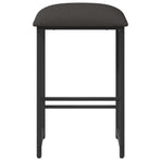 Bar Stool 2 pcs Dark Grey 40 x 32 x 74 cm Engineered Wood