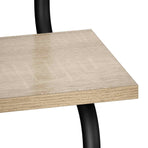 4-Tier Wall Shelf Sonoma Oak 80 x 24.5 x 104 cm Engineered Wood