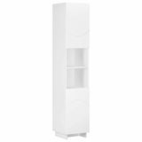 Bathroom Cabinet Set 3 pcs White Engineered Wood
